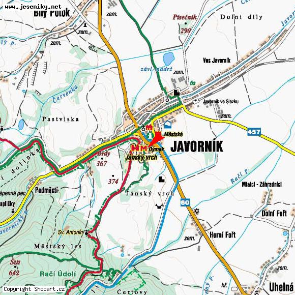 Mapa umístění