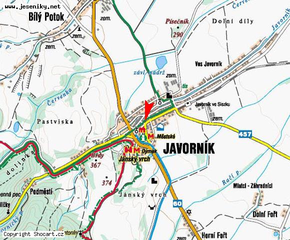 Mapa umístění
