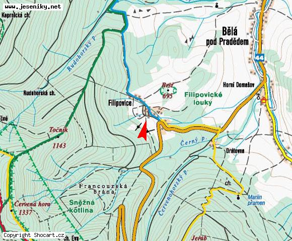Mapa umístění