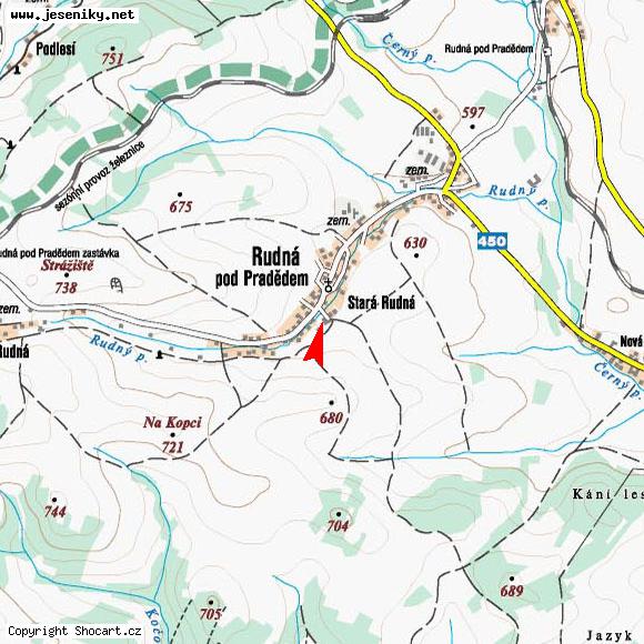 Mapa umístění